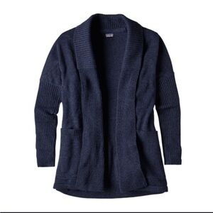 Patagonia Women's Merino Wrap Cardigan - Dark Blue